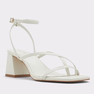 ALDO - Adrauder - Strappy Sandal - Block Heel - Color White